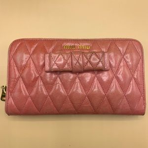 Miu Miu Zip Around Wallet
